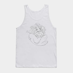 Mermaid Sketch Tank Top